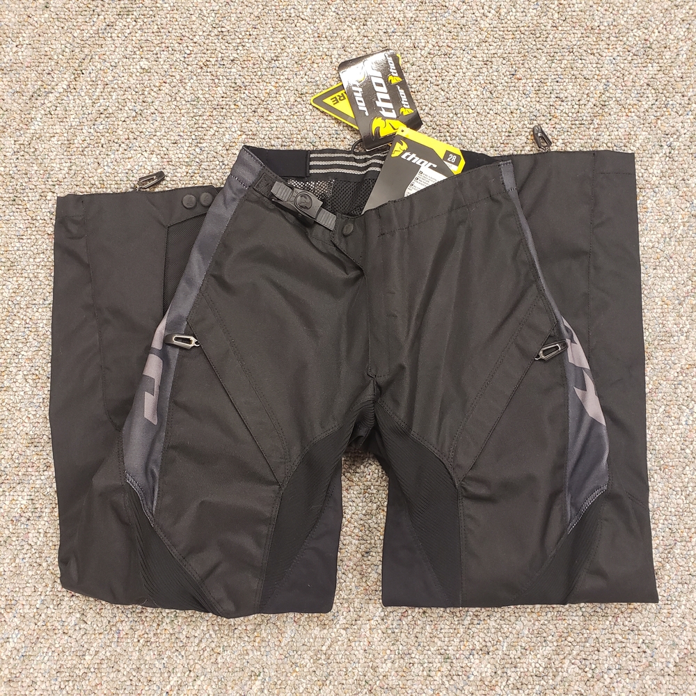 Thor Black and Gray Offroad Pants